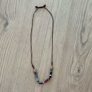 Jenny Bird Multicolor Beaded Necklace - adjustable length